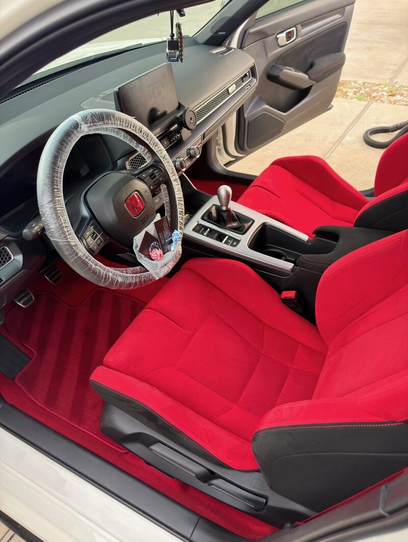 Honda Civic Type R interior detail and steam clean